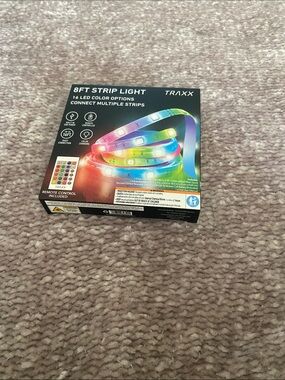 8FT RGB LED Strip Light - Multicolor